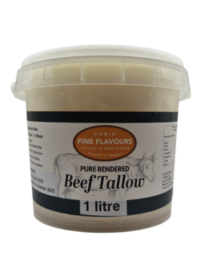 Pure Rendered Beef Tallow 1 Litre